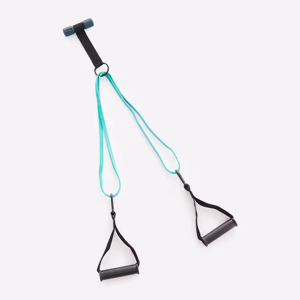 Bộ dụng cụ dây tập kháng lực, tay cầm và neo cửa