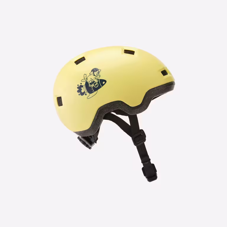 Mũ bảo hiểm trượt patin/trượt ván/scooter trẻ em - B100 vàng